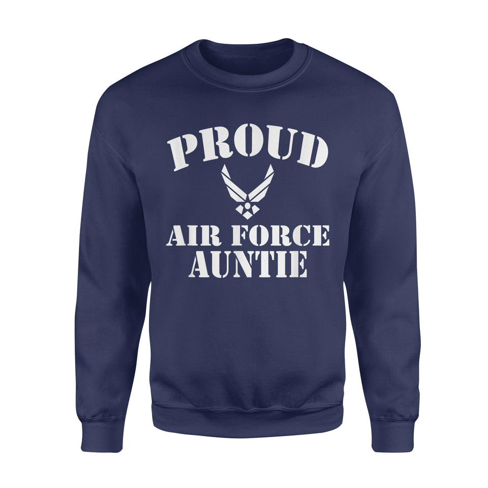 Proud Air Force Auntie Shirt Veterans Day Gift Sweatshirt Custom T Shirts Printing Proud Air Force Auntie Shirt Veterans Day Gift Sweatshirt Custom T Shirts Printing - Vegamart.com