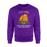 Just A Girl Who Love Camping And Merry Christmas Xmas Santa Claus Laugh Hat Light Gift Funny Apparel Clothing T-Shirt - Standard Fleece Sweatshirt Just A Girl Who Love Camping And Merry Christmas Xmas Santa Claus Laugh Hat Light Gift Funny Apparel Clothing T-Shirt - Standard Fleece Sweatshirt - Vegamart.com