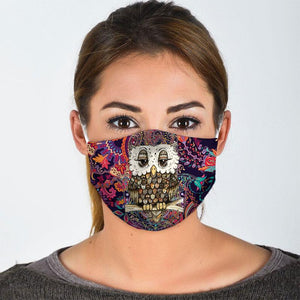 Owl Face Mask Face Cover Filter Pm 2.5 Men, Women 3D Fashion Outdoor