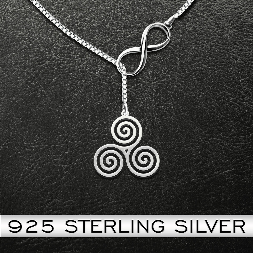 Hippie Spiral Of Life Sterling Silver Necklace Hippie Spiral Of Life Sterling Silver Necklace - Vegamart.com