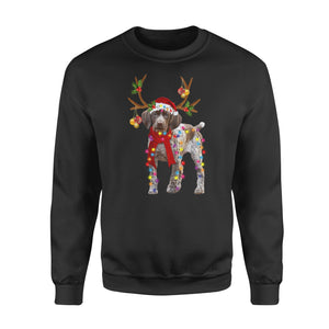 German Shorthaired Pointer Gorgeous Reindeer Christmas Hat Red Scarf Funny Merry Christmas Light Xmas Sweatshirt Custom T Shirts Printing German Shorthaired Pointer Gorgeous Reindeer Christmas Hat Red Scarf Funny Merry Christmas Light Xmas Sweatshirt Custom T Shirts Printing - Vegamart.com