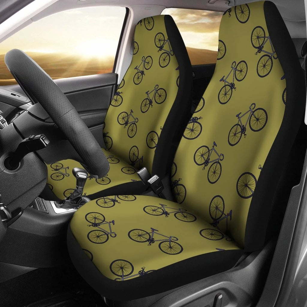 Bicycle Car Seat Covers Set 2 Pc, Car Accessories Car Mats Covers Bicycle Car Seat Covers Set 2 Pc, Car Accessories Car Mats Covers - Vegamart.com