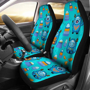 Blue Bigfoot Car Seat Covers Set 2 Pc, Car Accessories Car Mats Covers Blue Bigfoot Car Seat Covers Set 2 Pc, Car Accessories Car Mats Covers - Vegamart.com