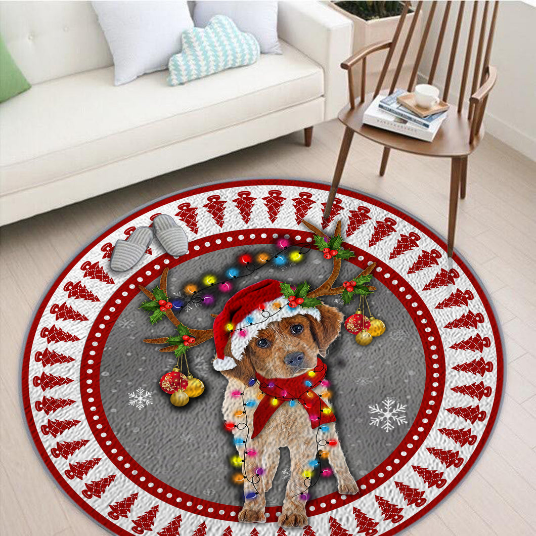 Brittany Spaniels Gorgeous Reindeer Christmas Round Carpet Area Rugs Round Rugs Rug Custom Area Floor Home Decor Brittany Spaniels Gorgeous Reindeer Christmas Round Carpet Area Rugs Round Rugs Rug Custom Area Floor Home Decor - Vegamart.com