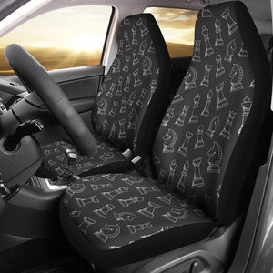 Chess Car Seat Covers Set 2 Pc, Car Accessories Car Mats Covers Chess Car Seat Covers Set 2 Pc, Car Accessories Car Mats Covers - Vegamart.com