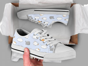 Cat Low Top Shoes For Women, Shoes For Men Custom Shoes White Cat Low Top Shoes For Women, Shoes For Men Custom Shoes White - Vegamart.com