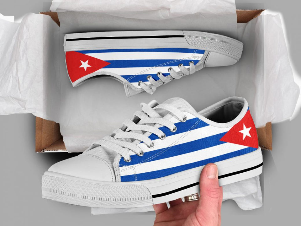 Cuba Flag Low Top Shoes For Women, Shoes For Men Custom Shoes White Cuba Flag Low Top Shoes For Women, Shoes For Men Custom Shoes White - Vegamart.com