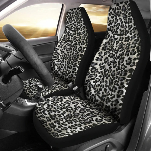 Gray Cheetah Leopard Car Seat Covers Set 2 Pc, Car Accessories Car Mats Covers Gray Cheetah Leopard Car Seat Covers Set 2 Pc, Car Accessories Car Mats Covers - Vegamart.com