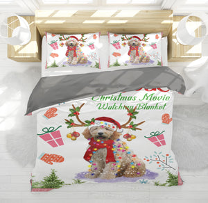 Goldendoodle Gorgeous Reindeer Christmas Bedding Sets Duvet Covers Pillowcases Comforter Sets 3 PC Goldendoodle Gorgeous Reindeer Christmas Bedding Sets Duvet Covers Pillowcases Comforter Sets 3 PC - Vegamart.com