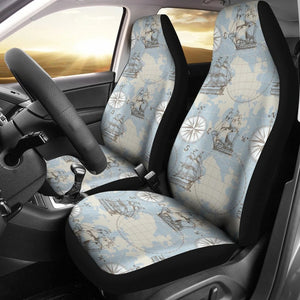 Map Car Seat Covers Set 2 Pc, Car Accessories Car Mats Covers Map Car Seat Covers Set 2 Pc, Car Accessories Car Mats Covers - Vegamart.com
