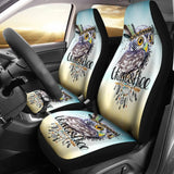 Owl Brave And Free Colorful Car Seat Covers Set 2 Pc, Car Accessories Car Mats Covers Owl Brave And Free Colorful Car Seat Covers Set 2 Pc, Car Accessories Car Mats Covers - Vegamart.com