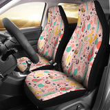 Pink Cactus Car Seat Covers Set 2 Pc, Car Accessories Car Mats Covers Pink Cactus Car Seat Covers Set 2 Pc, Car Accessories Car Mats Covers - Vegamart.com