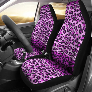 Purple Cheetah Leopard Car Seat Covers Set 2 Pc, Car Accessories Car Mats Covers Purple Cheetah Leopard Car Seat Covers Set 2 Pc, Car Accessories Car Mats Covers - Vegamart.com