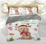Poodle Gorgeous Reindeer Christmas Bedding Sets Duvet Covers Pillowcases Comforter Sets 3 PC Poodle Gorgeous Reindeer Christmas Bedding Sets Duvet Covers Pillowcases Comforter Sets 3 PC - Vegamart.com