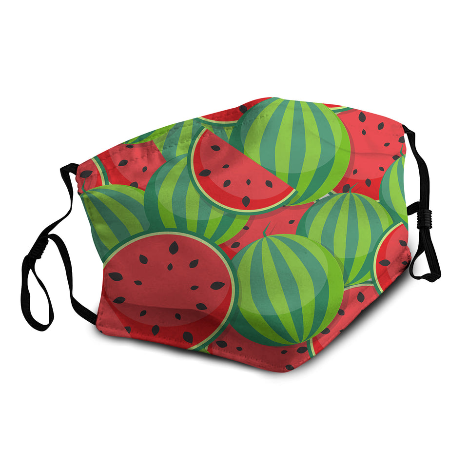 Refreshing Watermelon Face Mask Face Cover Filter PM 2.5 Polyester Antibacterial 3D Men, Women Fashion Outdoor Refreshing Watermelon Face Mask Face Cover Filter PM 2.5 Polyester Antibacterial 3D Men, Women Fashion Outdoor - Vegamart.com