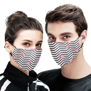 Stylish Flamingo Face Mask Face Cover Filter PM 2.5 Polyester Antibacterial 3D Men, Women Fashion Outdoor Stylish Flamingo Face Mask Face Cover Filter PM 2.5 Polyester Antibacterial 3D Men, Women Fashion Outdoor - Vegamart.com