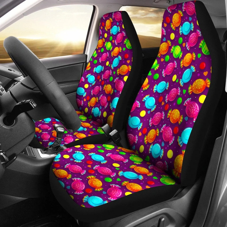 Toffee Candy Car Seat Covers Set 2 Pc, Car Accessories Car Mats Covers Toffee Candy Car Seat Covers Set 2 Pc, Car Accessories Car Mats Covers - Vegamart.com