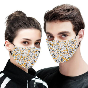 Tools Of The Trade Face Mask Face Cover Filter PM 2.5 Polyester Antibacterial 3D Men, Women Fashion Outdoor Tools Of The Trade Face Mask Face Cover Filter PM 2.5 Polyester Antibacterial 3D Men, Women Fashion Outdoor - Vegamart.com