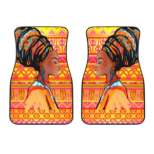 African Girl Aztec Car Floor Mats