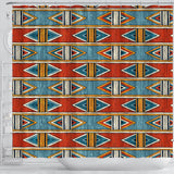 African Kente Print Shower Curtain