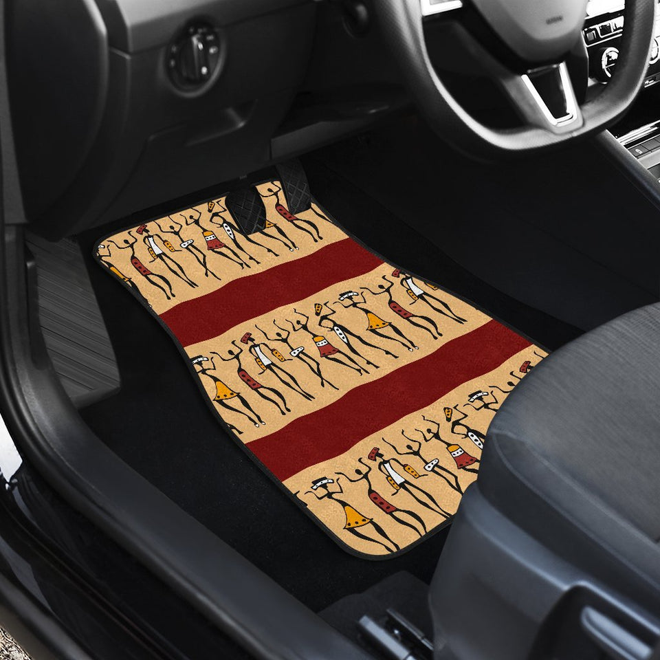 African People Car Floor Mats