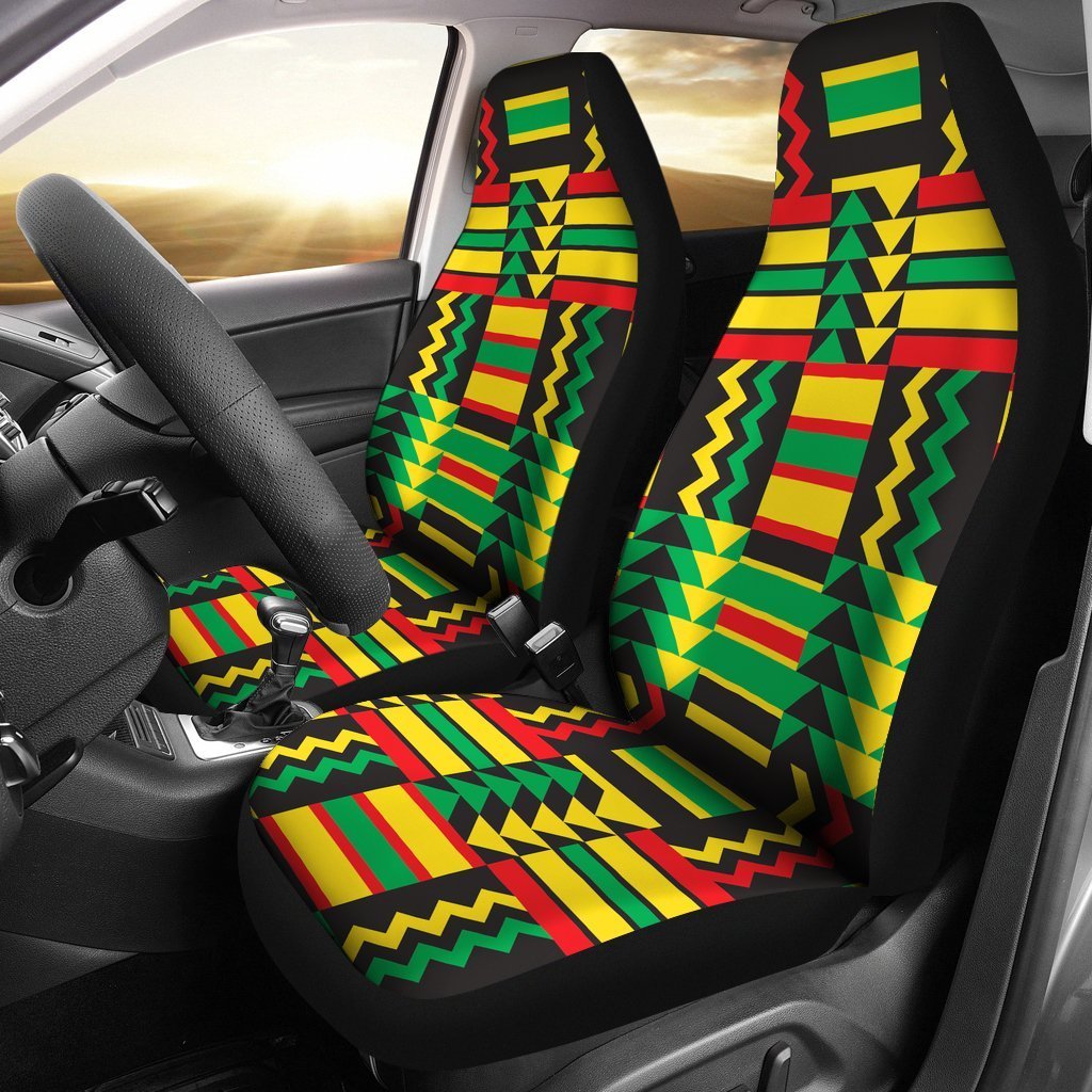 African Zip Zag Print Pattern Car Seat Covers Set 2 Pc, Car Accessories Car Mats Covers African Zip Zag Print Pattern Car Seat Covers Set 2 Pc, Car Accessories Car Mats Covers - Vegamart.com