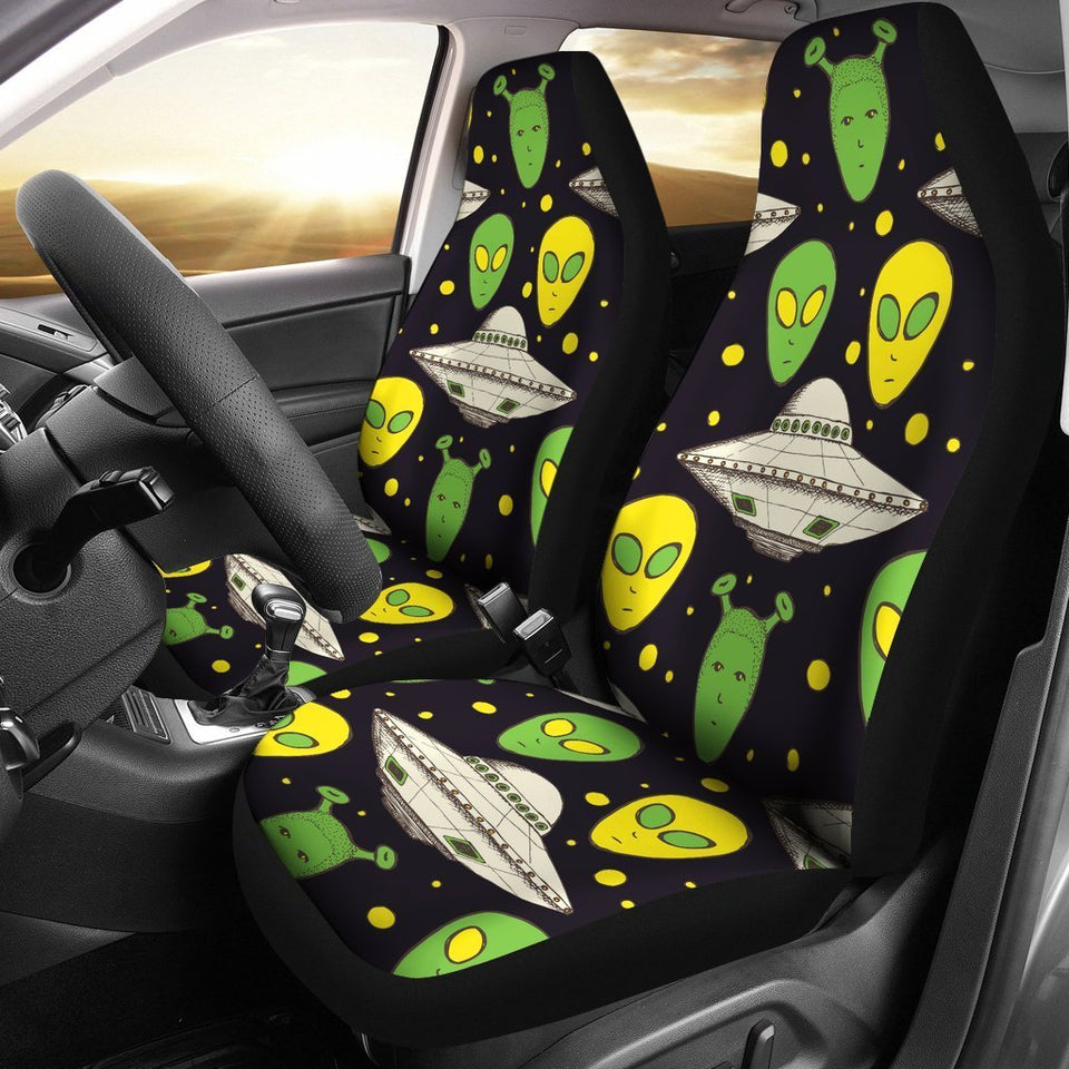Alien Car Seat Covers Set 2 Pc, Car Accessories Car Mats Covers Alien Car Seat Covers Set 2 Pc, Car Accessories Car Mats Covers - Vegamart.com