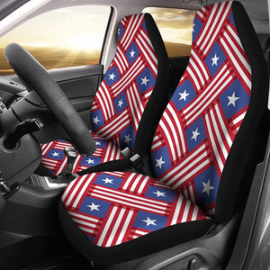 American Flag Pattern Car Seat Covers Set 2 Pc, Car Accessories Car Mats Covers American Flag Pattern Car Seat Covers Set 2 Pc, Car Accessories Car Mats Covers - Vegamart.com