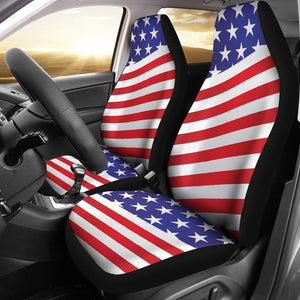 American Flag Print Car Seat Covers Set 2 Pc, Car Accessories Car Mats Covers American Flag Print Car Seat Covers Set 2 Pc, Car Accessories Car Mats Covers - Vegamart.com