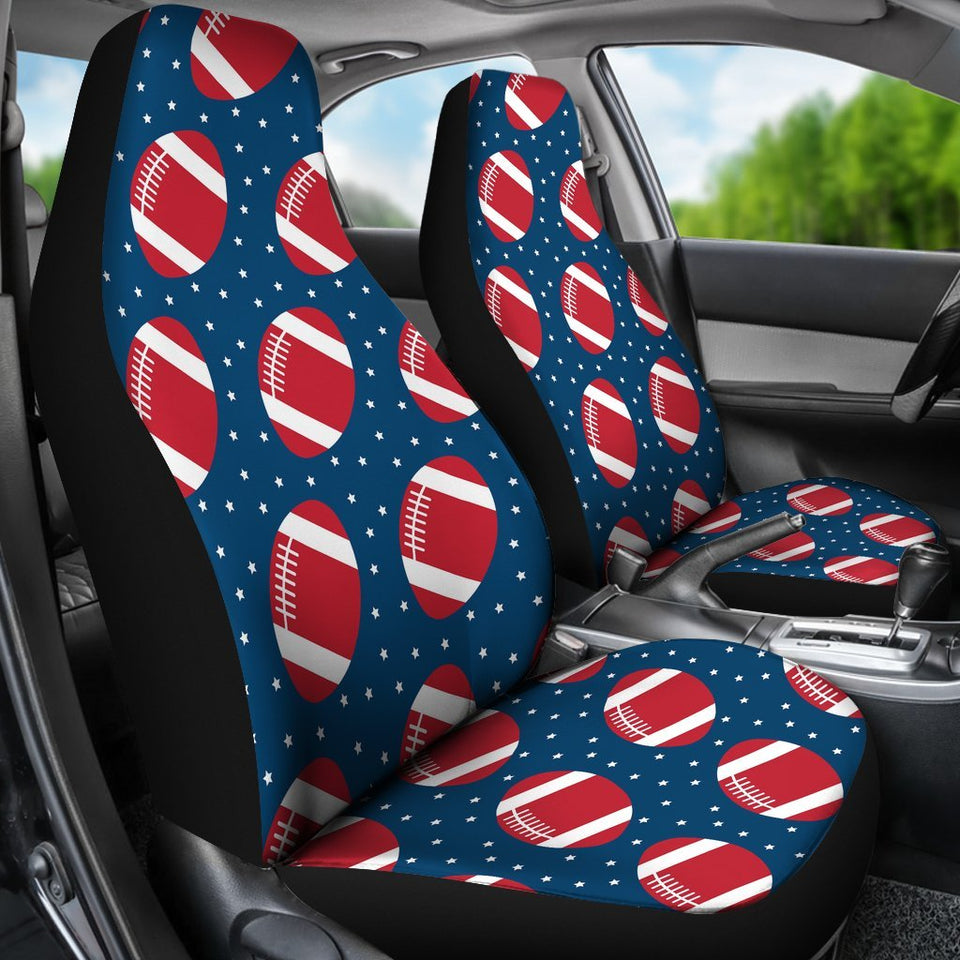American Football Rugby Ball Print Pattern Seat Cover Car Seat Covers Set 2 Pc, Car Accessories Car Mats American Football Rugby Ball Print Pattern Seat Cover Car Seat Covers Set 2 Pc, Car Accessories Car Mats - Vegamart.com