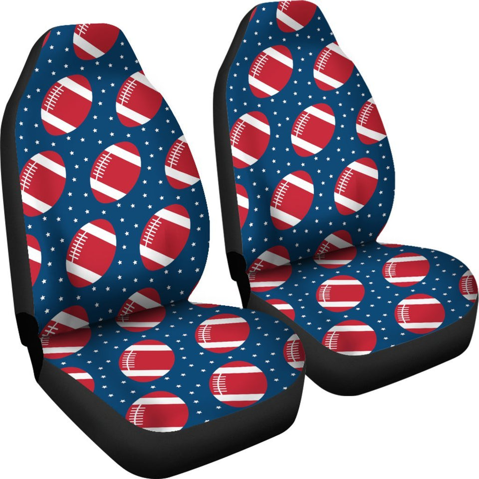 American Football Rugby Ball Print Pattern Seat Cover Car Seat Covers Set 2 Pc, Car Accessories Car Mats American Football Rugby Ball Print Pattern Seat Cover Car Seat Covers Set 2 Pc, Car Accessories Car Mats - Vegamart.com