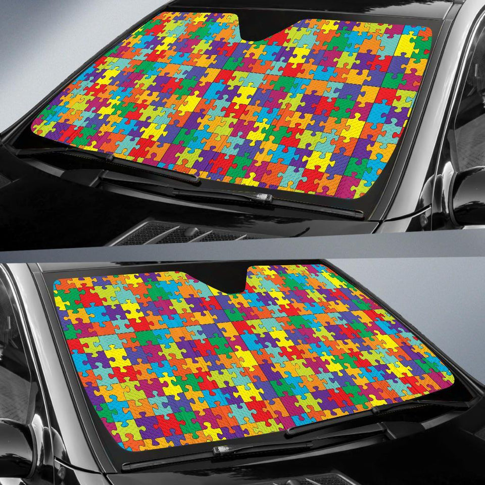 Autism Awareness Merchandise Car Sun Shade