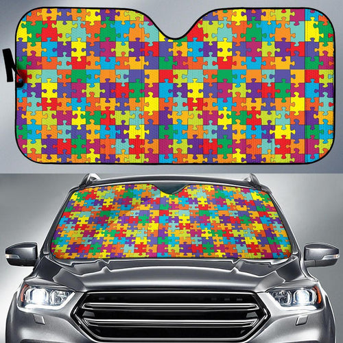 Autism Awareness Merchandise Car Sun Shade