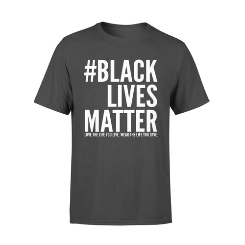 Black Lives Matter Trending Custom T-Shirt, Black, Plus Size