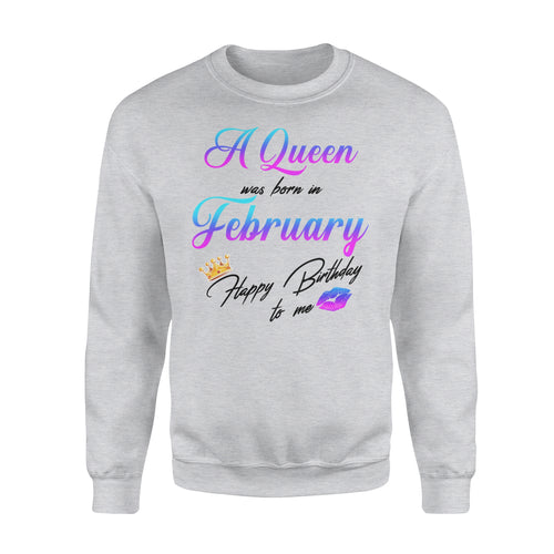 Queen Was Born In February Birthday Sexy Lips Unforgettable Happy Birthday To Me Funny Gift Sweatshirt Custom T Shirts Printing Queen Was Born In February Birthday Sexy Lips Unforgettable Happy Birthday To Me Funny Gift Sweatshirt Custom T Shirts Printing - Vegamart.com