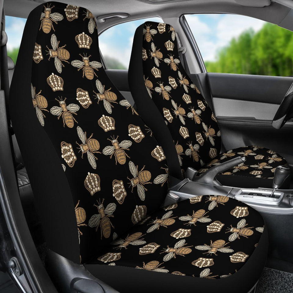 Bee Honey Gifts Pattern Print Seat Cover Car Seat Covers Set 2 Pc, Car Accessories Car Mats Bee Honey Gifts Pattern Print Seat Cover Car Seat Covers Set 2 Pc, Car Accessories Car Mats - Vegamart.com
