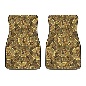 Bitcoin Pattern Print Design DO01 Car Floor Mats