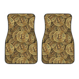Bitcoin Pattern Print Design DO01 Car Floor Mats