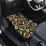 Bitcoin Pattern Print Design DO06 Car Floor Mats