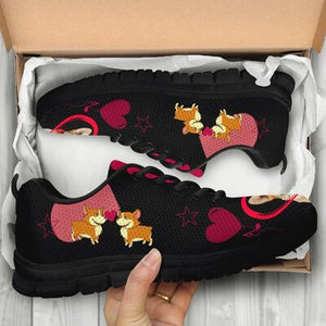 Corgi Heart Sneakers Shoes For Women, Shoes For Men Sneaker Custom Shoes Corgi Heart Sneakers Shoes For Women, Shoes For Men Sneaker Custom Shoes - Vegamart.com