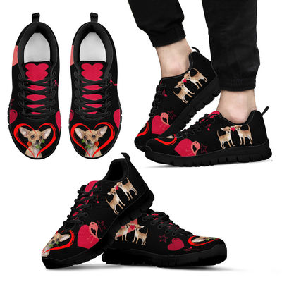 Chihuahua Heart Sneakers Shoes For Women, Shoes For Men Sneaker Custom Shoes Chihuahua Heart Sneakers Shoes For Women, Shoes For Men Sneaker Custom Shoes - Vegamart.com
