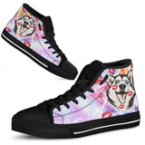Husky Kiss High Top Shoes For Women, Shoes For Men Custom Shoes Husky Kiss High Top Shoes For Women, Shoes For Men Custom Shoes - Vegamart.com