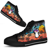 Penguin Summer High Top Shoes For Women, Shoes For Men Custom Shoes Penguin Summer High Top Shoes For Women, Shoes For Men Custom Shoes - Vegamart.com