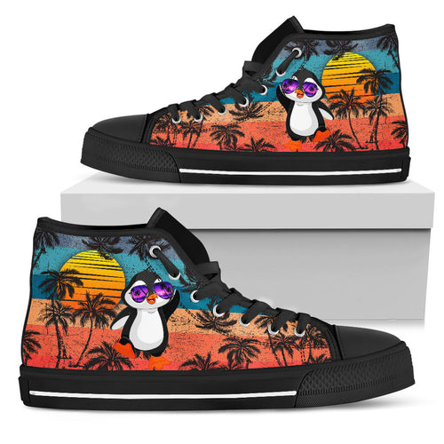 Penguin Summer High Top Shoes For Women, Shoes For Men Custom Shoes Penguin Summer High Top Shoes For Women, Shoes For Men Custom Shoes - Vegamart.com