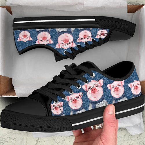 Pig Lovely Crew Low Top Shoes For Women, Shoes For Men Custom Shoes Pig Lovely Crew Low Top Shoes For Women, Shoes For Men Custom Shoes - Vegamart.com
