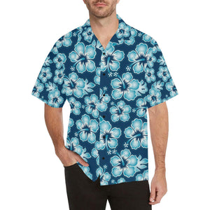 Blue Hibiscus Pattern Print Design HB011 Hawaiian Shirt Camping Travel 3D All Over Print Aloha Fashion For Men Blue Hibiscus Pattern Print Design HB011 Hawaiian Shirt Camping Travel 3D All Over Print Aloha Fashion For Men - Vegamart.com