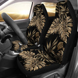 Brown Tropical Palm Leaves Car Seat Covers Set 2 Pc, Car Accessories Car Mats Covers Brown Tropical Palm Leaves Car Seat Covers Set 2 Pc, Car Accessories Car Mats Covers - Vegamart.com