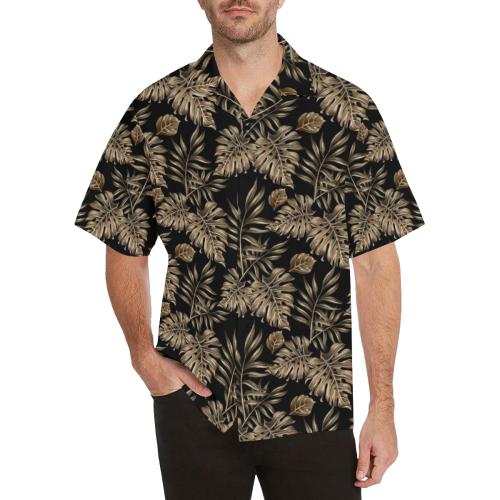 Brown Tropical Palm Hawaiian Shirt Camping Travel 3D All Over Print Aloha Fashion For Men Brown Tropical Palm Hawaiian Shirt Camping Travel 3D All Over Print Aloha Fashion For Men - Vegamart.com