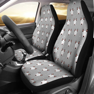 Bull Terrier Glay Pattern Print Seat Cover Car Seat Covers Set 2 Pc, Car Accessories Car Mats Bull Terrier Glay Pattern Print Seat Cover Car Seat Covers Set 2 Pc, Car Accessories Car Mats - Vegamart.com