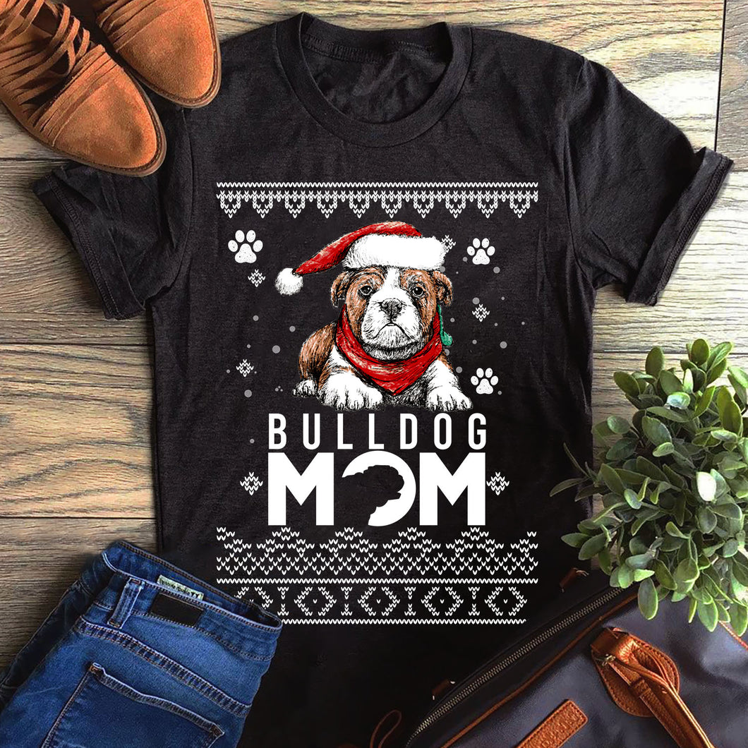 Bulldog Mom T-Shirt Custom T Shirts Printing Bulldog Mom T-Shirt Custom T Shirts Printing - Vegamart.com